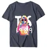 Camiseta europea y americana transfronteriza de Amazon Tylor Ers r 0 Ccert r Crewc Camiseta de manga corta europea y americana para hombre y mujer
