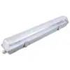 Luz LED Tri-proof T8 Impermeable a Prueba de Polvo a Prueba de Humedad Antiexplosión Tubo Sencillo/Doble Kit Completo Soporte de Tira con Cubierta Portalámparas Fluorescente