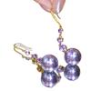 Gancho de Orelha com Franja de Pérola Cravejada de Diamantes Bola Brincos Elegantes de Luxo Leve Nicho Moda Elegante Brincos de Alta Qualidade
