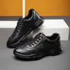 Zapatos Casuales para Hombre, Zapatos de Cuero para Negocios, Modelos de Primavera y Otoño con Suela Suave, Nuevos Zapatos de Cuero para Negocios de Estilo Coreano Transpirables para Hombre