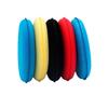 Esponja Redonda para Pulir y Encerar Coches, Esponja para Encerar Bordes, Esponja de Alta Densidad para Encerar, Negro Azul