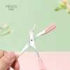 Tijeras para depilar cejas Chuanqier con peine y recortador para cejas, set de herramientas con pinza pequeña y cuchillo para recortar cejas, set completo para mujeres