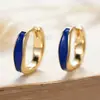 Pendientes Populares Versátiles y Sencillos de Cao Shi para el Trabajo, Pendientes Cotidianos Estilo Goteo de Aceite, Pendientes de Diseño Moderno y de Moda