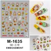 Pegatinas 5D en Relieve para Uñas Año Nuevo 2024 Dragón Chino Tótem Danza del León Fortuna Mahjong Calcomanías Adhesivas para Uñas