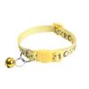 Nuevo collar reflectante de estrella y luna para gatos y perros pequeños, collar reflectante de nailon con forma de estrella y luna.