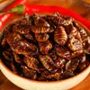 Pupas de Gusano de Seda Crujientes Listas para Comer, Especialidad de Shandong, Pupas de Gusano de Seda Pequeñas Fritas Cinco Especias, Snacks Cocidos, Venta al por Mayor para Uso Comercial