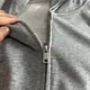 Sudadera con capucha y cremallera estilo americano de felpa pesada, chaqueta cárdigan informal de color liso para mujer, nueva colección de otoño, corte holgado