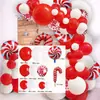 Balão de Natal Pacote Simples Papai Noel Filme de Alumínio Loja Transfronteiriça Decoração de Fundo de Arco de Feriado Cor Macaron