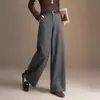 Nuevos Pantalones de Traje Ajustados para Viajes Diarios 2026, Pantalones Casuales Sueltos de Pierna Ancha, Pantalones de Moda Otoñal Ajustados hasta el Suelo para Mujer