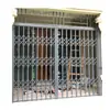 Portões Deslizantes de Aço Inoxidável Atacado, Portões de Ferro Ventilados, Portas de Grade, Portas Deslizantes Dobráveis Antifurto, Portas Retráteis para Varanda