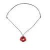 Collar Colgante de Flor Casual de Moda Nuevo Estilo Chino Cadena Larga Antigua para Suéter Accesorios de Cuerda de Cera Ajustable Venta al por Mayor