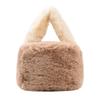 Diseño de nicho casual combinable simple moda textura de felpa bolso de hombro bandolera bolso cuadrado pequeño