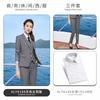 Traje de primavera y verano para estudiante universitario traje ropa formal LOGO bordado ropa de trabajo para hombres y mujeres igual ropa de negocios Gerente de hotel ropa de maestro