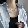 Collar de Estrella para Mujer Ins Hip-Hop Accesorios de Moda Diseño de Nicho Cadena para Clavícula 2022 Nuevo Estilo Minimalista de Moda