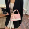 Bolsa Feminina Estilo Francês Bloqueio de Cores Único para o Dia a Dia 2026 Bolsa de Mão Elegante Simples Moda Versátil Bolsa Tote Quadrada