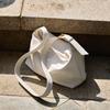 2026 Nuevo Bolso Suave Fufu de Queso Otoño e Invierno Nuevo Diseño de Moda Bolso de Piel Gran Capacidad Bolso de Hombro para Viajes