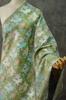 Novo estilo chinês de flor de coelho de jade fresco cheongsam tang casaco jacquard tecido colete infantil roupa de ano novo casaco de asa tecido tingido com fios