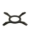 Soporte en forma de cruz para estufa de gas, estante de cocina multifuncional, base para estufa de gas doméstica, estante para ollas pequeñas y ollas de sopa, estante antideslizante