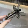 Pinzas para el cabello de pedrería brillante de lujo estilo coreano Dongdaemun Primavera 2026 para mujer, Colección de accesorios para el cabello de la frente