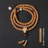 Seleccionado Original Bodhi Pequeño Rey Kong Bodhi Anillo Corredor Madera de Sándalo Tallado a Mano Bergamota 108 Literario Juego Cuenta de Buda Pulsera de Mano