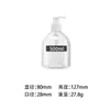 Jabón líquido para manos de uso diario en botella de plástico con bomba de presión. Admite personalización de logotipo. Compra en grandes cantidades.