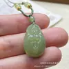 Jade Hetiano Natural Transparente como el Hielo Colgante de Paz Pieza de Colgante Carne de Uva Agua de Lago Verde Jade Blanco Venta al por Mayor