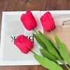 Flores de Tulipán Artificiales Grandes Eva para Decoración del Hogar, Arreglo de Escena de Boda y Accesorios para Fotos