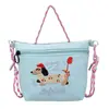 Suministro Exclusivo Transfronterizo de Bolsos Cruzados Bordados de Dibujos Animados, Bolsos Mini Portátiles para Mujer, Se Pueden Estampar con Texto y Logo