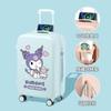 Mala Multifuncional, Mala Trolley Popular Cinnamoroll para Mulheres, Mala de Viagem Leve com Rodas Universais e Fechadura de Combinação, Colaboração Anime