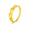 Anillo bañado en oro de 24 quilates Anillo de espiga de trigo para mujer Anillo de espiga Anillo de la paz Lujo ligero Alta calidad Regalo para novia para el 520 Día de San Valentín