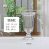 Estilo Europeu Criativo Entrada Luxo Vento Romano Lâmpada Vaso de Vidro Alto Perna Transparente Arranjo de Flores Quarto Pequeno Castiçal Ins Pousada