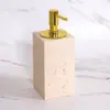 Dispensador de Jabón Líquido para Baño Estilo Europeo de Resina Botella de Loción de Resina Botella Bomba Dispensadora de Jabón Botella de Recarga de Champú