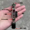 Adaptador de roda universal de pan/tilt de reposição para suporte de celular com cabeça esférica de 17 mm para 1/4 interno e externo, acessórios de conexão tipo vagem de ervilha
