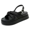Sandalias de Suela Gruesa para Mujer, Novedad Verano 2026 Estilo de Celebridad de Internet de Moda, Sandalias Super Populares Estilo Hada para Aumentar Altura Talla Pequeña para Uso al Aire Libre