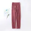 Pantalones de Linterna de una Pieza para Primavera/Verano, Nuevo Estilo, Rayón, Casual, Transpirables, Tallas Grandes, Suaves, Holgados, para Casa, para Dormir