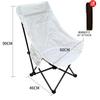 Silla Plegable para Exterior Silla de Camping Silla Luna Taburete Plegable Portátil Reclinable Taburete de Pesca Silla de Pesca Plegable Pequeña