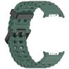 Correa Adecuada para Samsung Watch8/Galaxy Watch8 de Silicona Marina de Doble Fila de un Solo Color Transpirable