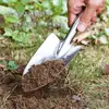 Shengdaye pá de aço inoxidável vaso para plantar flores ferramenta para plantar vegetais Tamanho pequeno aço inoxidável espessado Jardim Pá pequena