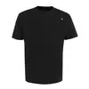 2026 Verano Nuevo Simple Americano Bordado Manga Corta Camiseta para Hombre Marca de Moda Versátil Cuello Redondo Top Casual Moda Masculina