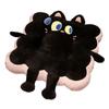 Lindo cojín de peluche con forma de gato y abrazo de corazón para niña creativa, cojín para silla de oficina y escuela, regalo cálido y grueso