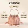 Bolso de Mano de Lujo Ligero Estilo Nuevo para Mujer, Bolso Cubo, Bolso Cruzado de Cadena de Alta Gama Versátil, Bolso de Noche para Mujer