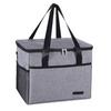 Bolsa de gelo de tecido Oxford, bolsa portátil para piquenique de cerveja, bolsa grande e espessa para preservação, bolsa de isolamento de papel alumínio, bolsa de isolamento para carro