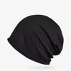 Chapéu de Frio Estilo Coreano para Homens, Adequado para Todas as Estações, Touca Térmica à Prova de Vento Pós-Parto, Chapéu de Maternidade para Mulheres, Gorro Soltinho 100% Algodão, Chapéu de Tricô