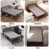 Nuevo Modelo 2025 Cama Plegable de Metal Estilo Mediterráneo Reforzada Soporta Peso Portátil Cama para Siesta para Uso en Casa No Requiere Instalación Dormitorio