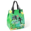 Novas Sacolas de Presente de Embalagem de Luxo para o Festival do Barco-Dragão, Sacolas Tote de Tecido Não Tecido para Zongzi de Feriado, Feitas Sob Medida, Sacolas com Suporte Inferior Espessado