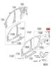 Adequado para Hyundai Yuedong Lanterna Traseira Base de Ferro 71585-0Q000 Carro