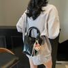 Bolso pequeño transfronterizo de alta gama para mujer, nuevo bolso de mano de trabajo 2025, cesta de verduras, bolso de cubo portátil, bolso de mensajero
