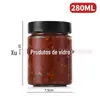 Garrafa de mel hexagonal garrafa de vidro transparente hexagonal Pickles geléia andorinhas garrafa quadrada 1 Jin embalagem de alimentos frasco de vidro