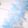 Flor de Encaje Estéreo Gradiente de Organza de 14 cm Accesorios de Pétalos Decorativos DIY para Pasteles Ropa Zapatos y Sombreros