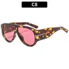Nuevas Gafas de Sol Estilo Aviador Retro Americano Transfronterizas con Diseño de Varillas Anchas, Gafas de Sol Estilo Callejero para un Look con Estilo